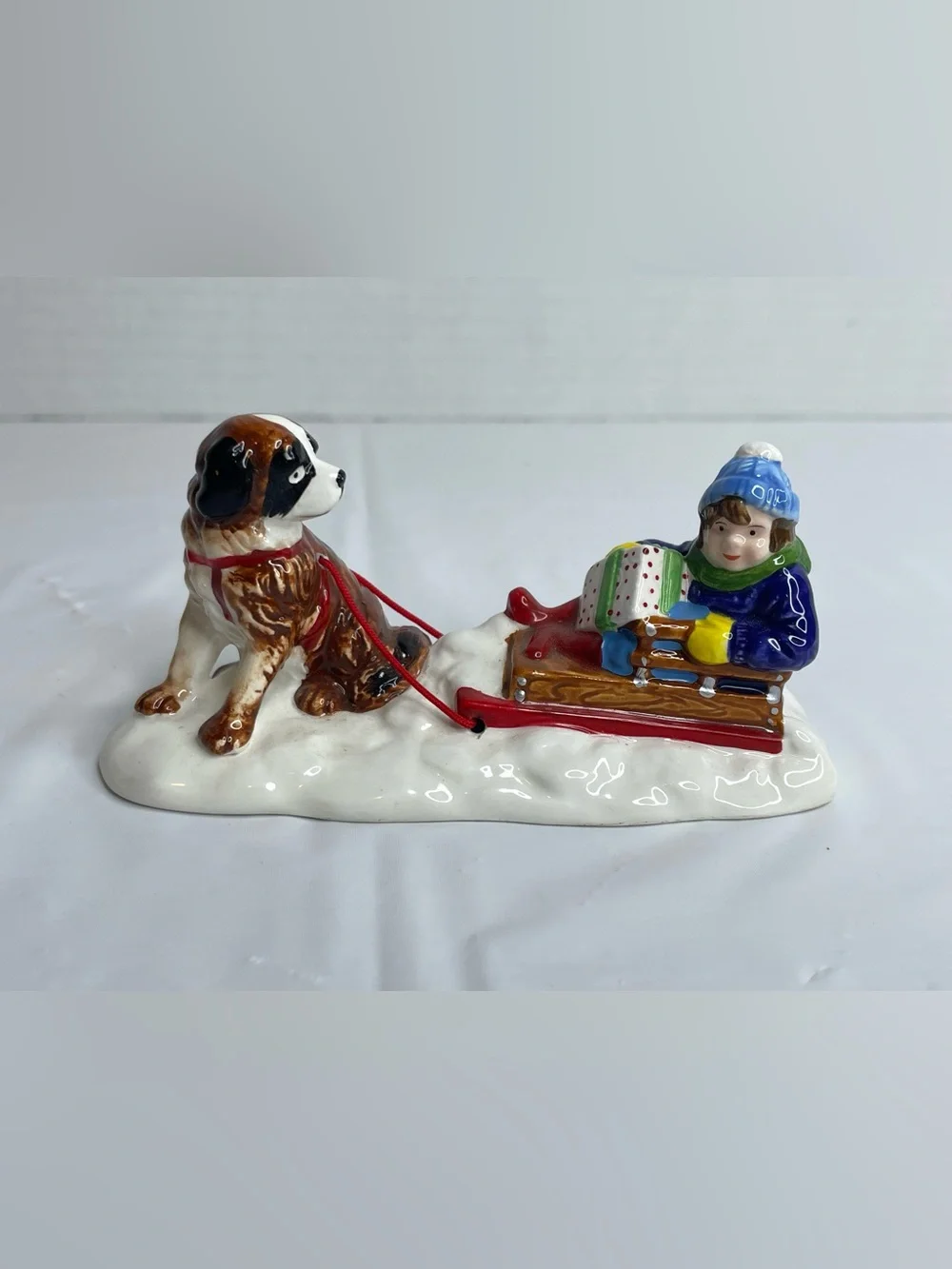 Department 56 The Original Snow Village “MUSH!” Set Of Two-No Box